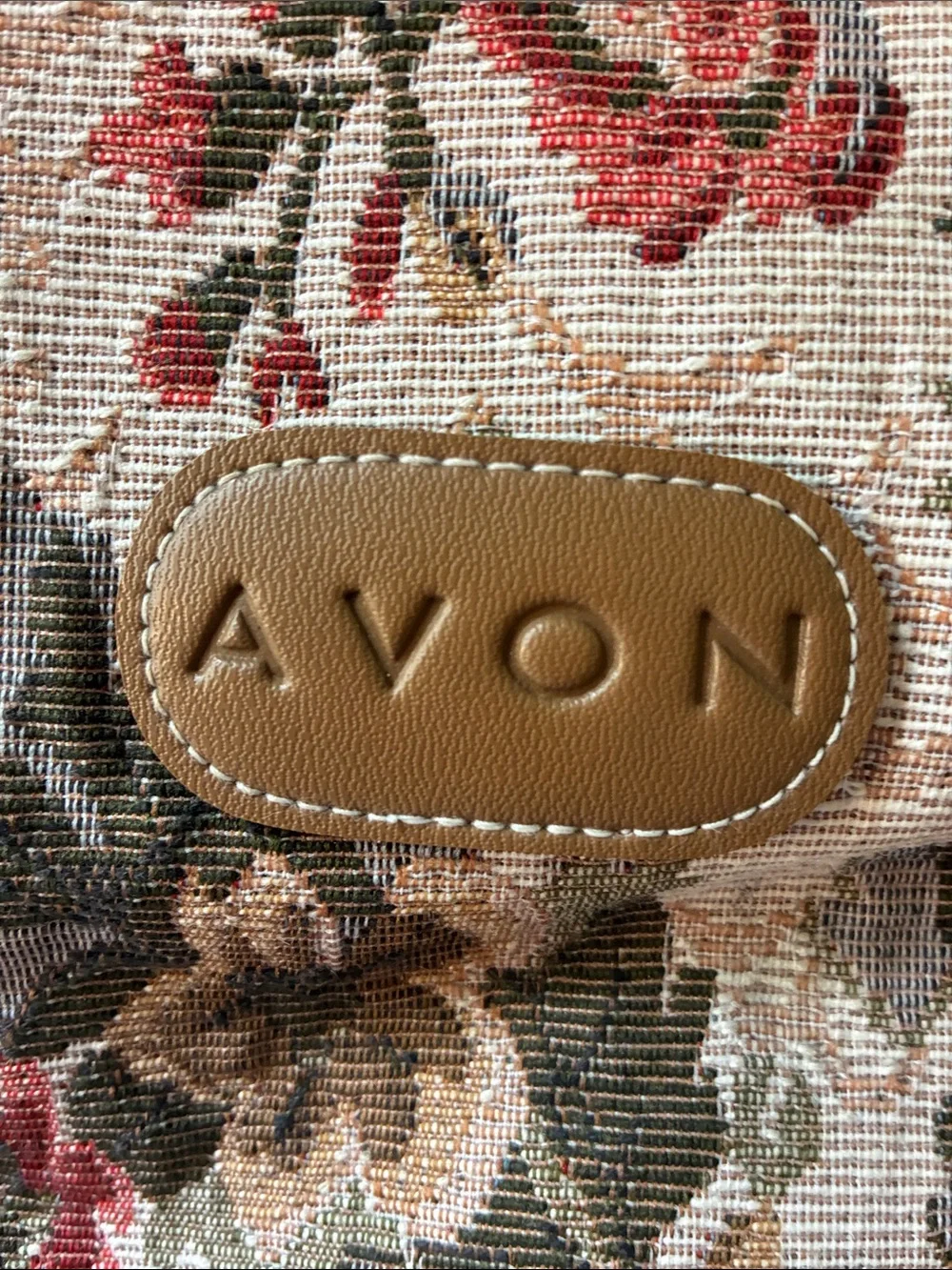 Vintage Avon Floral Tapestry 4 Piece Travel bag set Like New - Picture 6 of 10